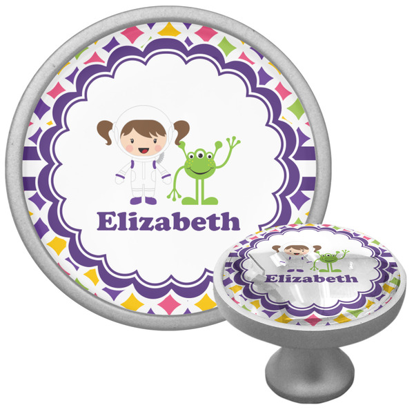 Custom Girls Astronaut Cabinet Knob (Personalized)