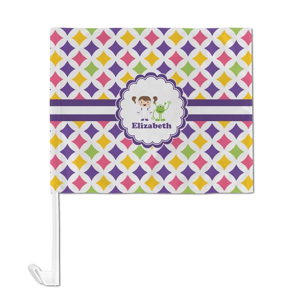 Girls Astronaut Car Flag - Large - FRONT