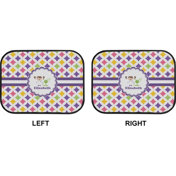 Girls Astronaut Car Floor Mats (Back Seat) (Approval)