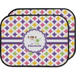 Girls Astronaut Car Floor Mats (Back Seat) (Personalized)