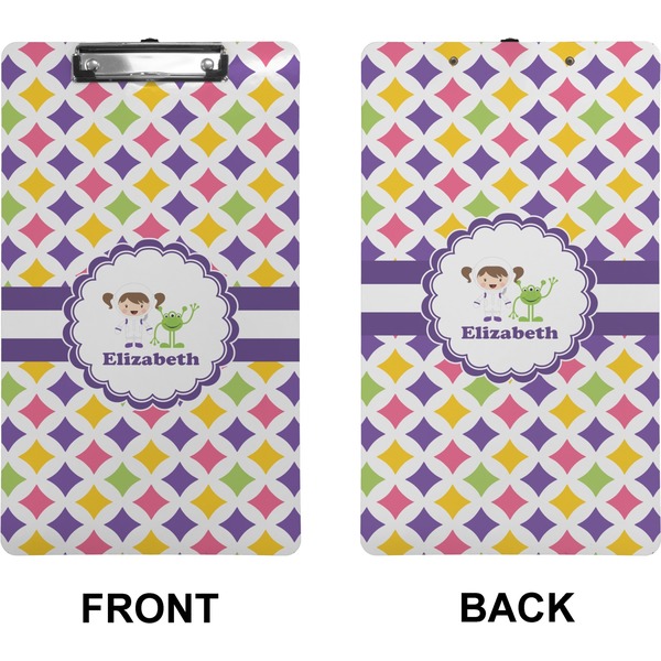 Girls Astronaut Clipboard (Legal) (Front + Back)