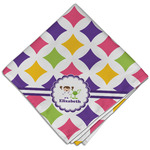 Girls Astronaut Cloth Dinner Napkin - Single w/ Name or Text