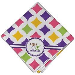 Girls Astronaut Cloth Dinner Napkin - Single w/ Name or Text