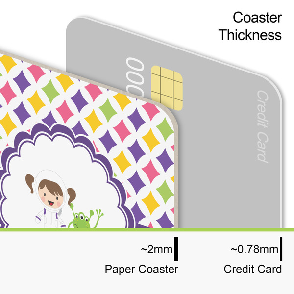 Girls Astronaut Coaster Thickness