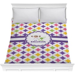 Girls Astronaut Comforter - Full / Queen (Personalized)