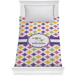 Girls Astronaut Comforter - Twin (Personalized)