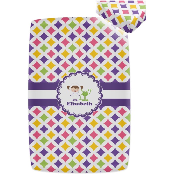 Girls Astronaut Crib Fitted Sheet - Apvl