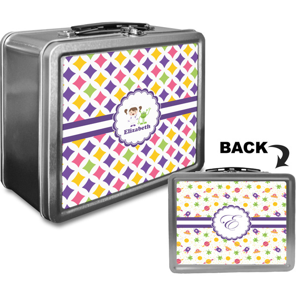 Girls Astronaut Custom Lunch Box / Tin Approval