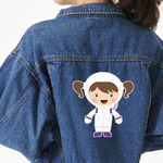 Girls Astronaut Large Custom Shape Patch - 2XL