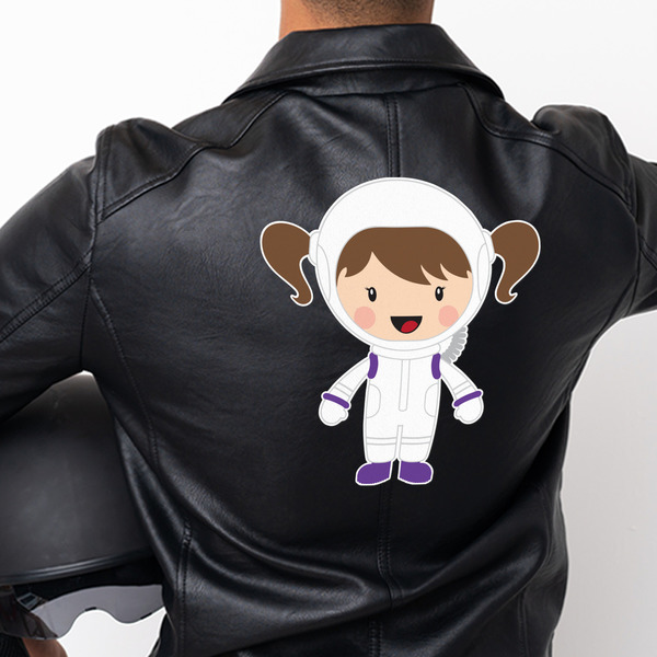 Girls Astronaut Custom Shape Iron On Patches - XXXL - APPROVAL