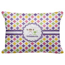 Girls Astronaut Decorative Baby Pillowcase - 16"x12" (Personalized)