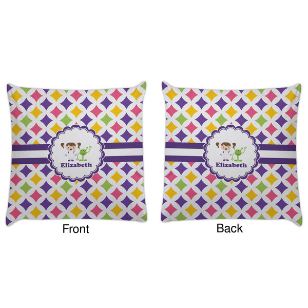 Girls Astronaut Decorative Pillow Case - Approval