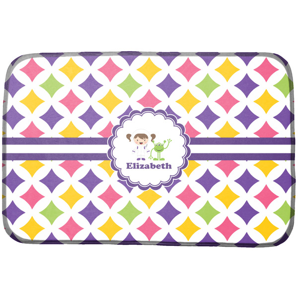 Custom Girls Astronaut Dish Drying Mat (Personalized)