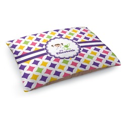 Girls Astronaut Dog Bed - Medium w/ Name or Text