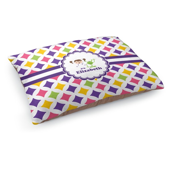 Custom Girls Astronaut Dog Bed - Medium w/ Name or Text