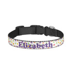 Girls Astronaut Dog Collar - Large (Personalized)
