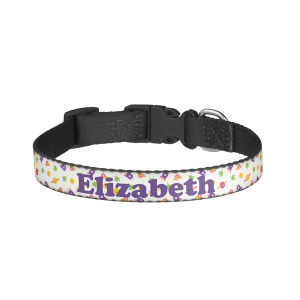 Custom Girls Astronaut Dog Collar - Small (Personalized)
