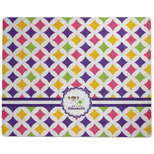 Girls Astronaut Dog Food Mat - Large without Bowls