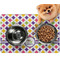 Girls Astronaut Dog Food Mat - Small w/ Name or Text