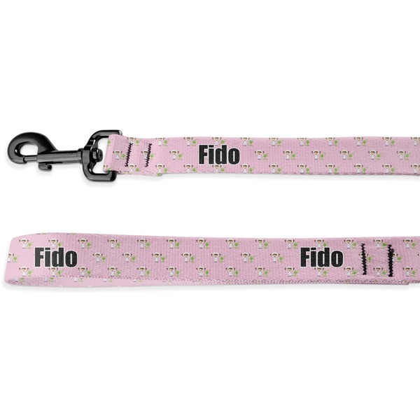 Custom Girls Astronaut Deluxe Dog Leash - 4 ft (Personalized)