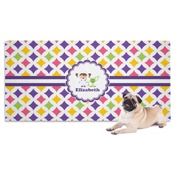 Girls Astronaut Dog Towel (Personalized)