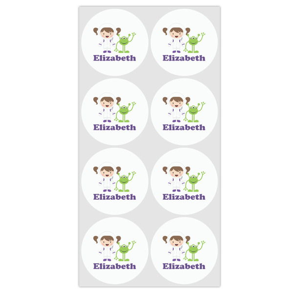 Girls Astronaut Drink Topper - Medium - Set of 12