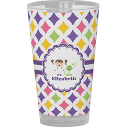 Girls Astronaut Pint Glass - Full Color (Personalized)