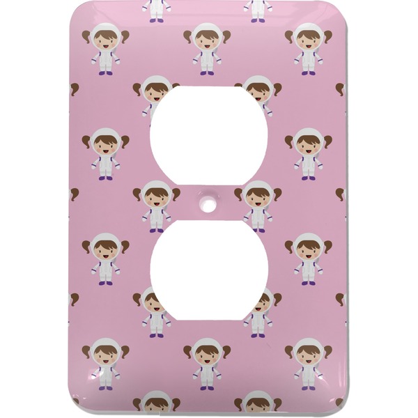Custom Girls Astronaut Electric Outlet Plate