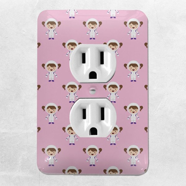 Girls Astronaut Electric Outlet Plate - LIFESTYLE