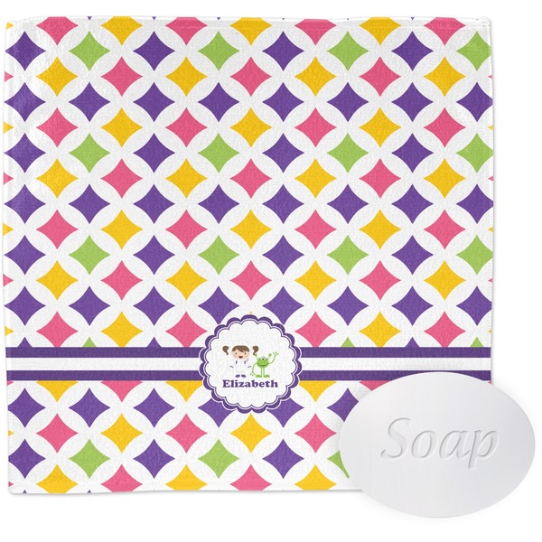 Custom Girls Astronaut Washcloth (Personalized)