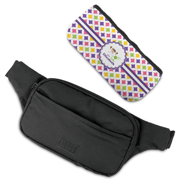 Girls Astronaut Fanny Packs - FLAT (flap off)