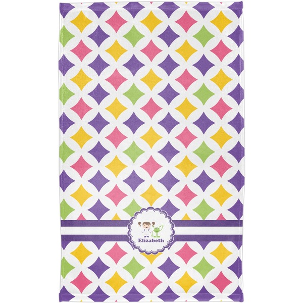 Girls Astronaut Finger Tip Towel - Full View