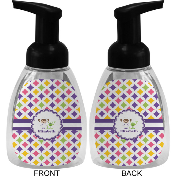 Girls Astronaut Foam Soap Bottle (Front & Back)