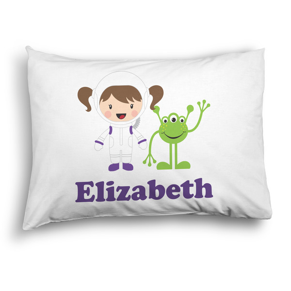 Custom Girls Astronaut Pillow Case - Standard - Graphic (Personalized)