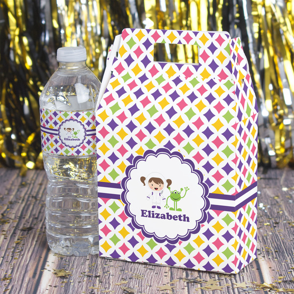 Girls Astronaut Gable Favor Box - In Context