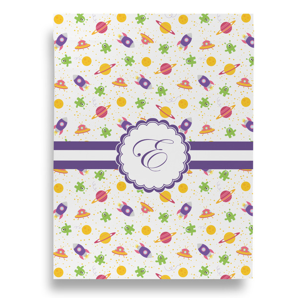 Girls Astronaut Garden Flags - Large - Double Sided - BACK