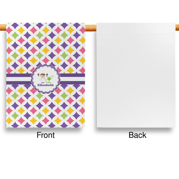 Girls Astronaut Garden Flags - Large - Single Sided - APPROVAL