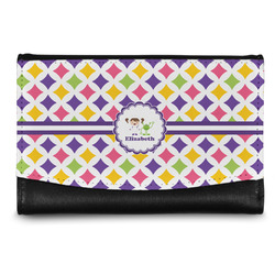 Girls Astronaut Genuine Leather Women's Wallet - Small (Personalized)