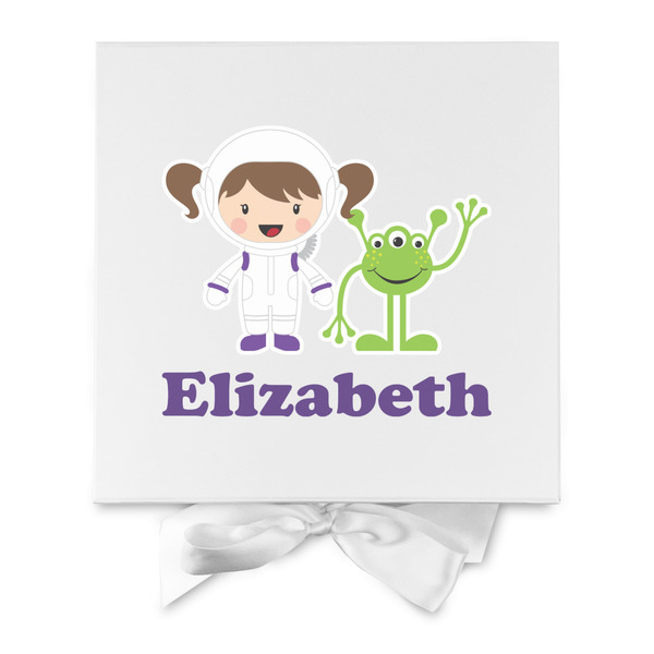 Girls Astronaut Gift Boxes with Magnetic Lid - White - Approval