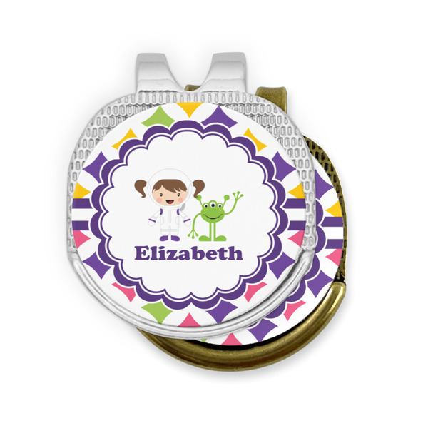 Girls Astronaut Golf Ball Marker Hat Clip - PARENT/MAIN