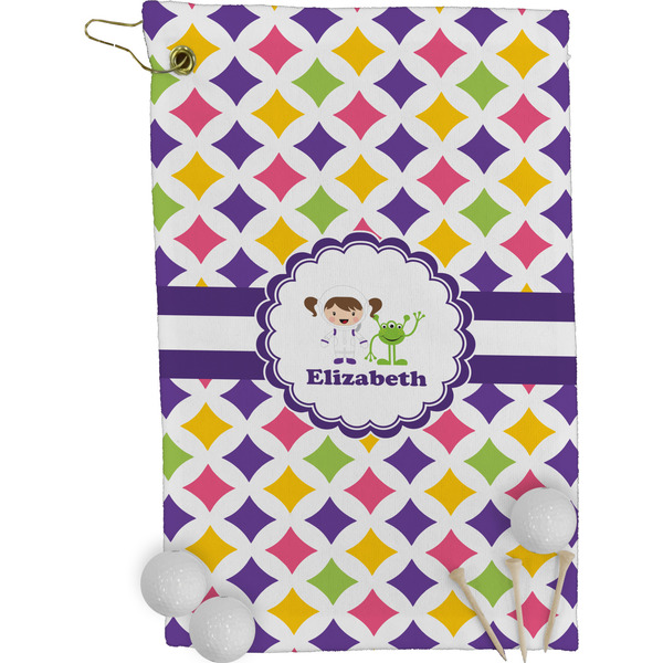 Girls Astronaut Golf Towel (Personalized)