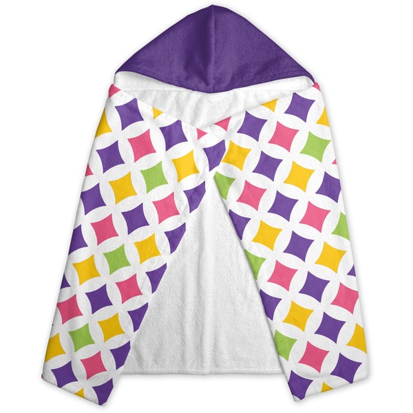 Girls Astronaut Hooded Towel - Folded