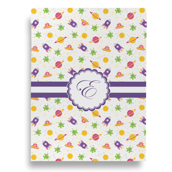 Girls Astronaut House Flags - Double Sided - BACK