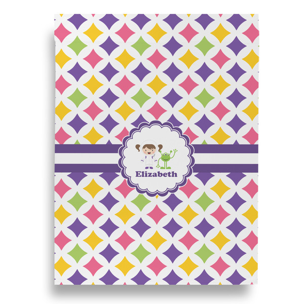 Girls Astronaut House Flags - Single Sided - FRONT