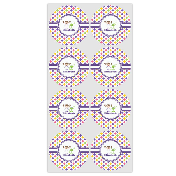 Girls Astronaut Icing Circle - Medium - Set of 8