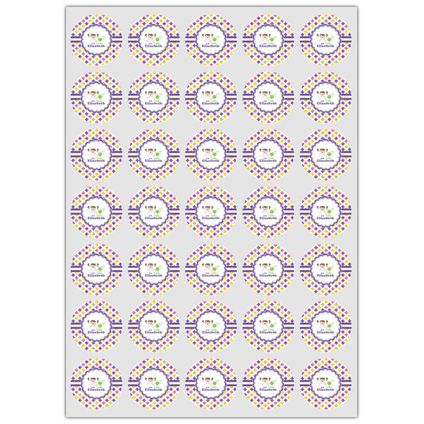 Girls Astronaut Icing Circle - XSmall - Set of 35