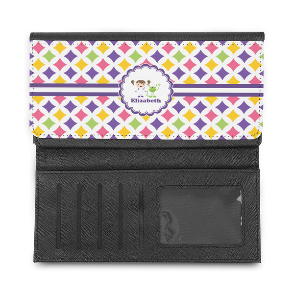 Girls Astronaut Ladies Wallet - Half Way Open