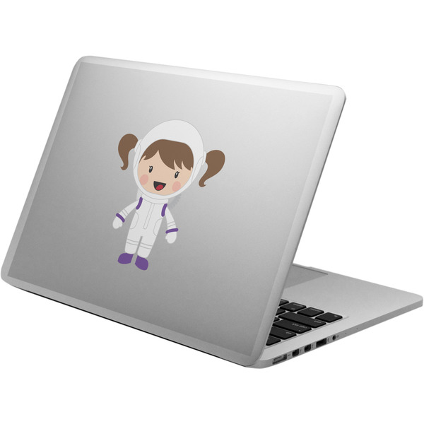 Custom Girls Astronaut Laptop Decal