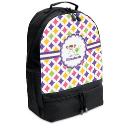 Girls Astronaut Backpacks - Black (Personalized)