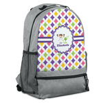 Girls Astronaut Backpack - Grey (Personalized)